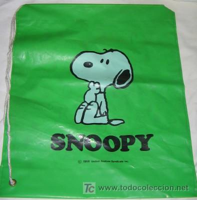 Coleccionismo: BOLSA DE PL&Aacute;STICO DE SNOOPY - Foto 1