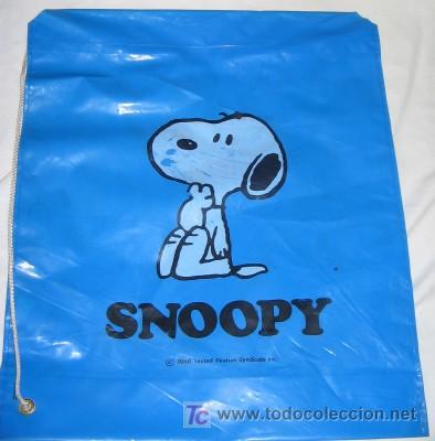 Coleccionismo: BOLSA DE PL&Aacute;STICO DE SNOOPY - Foto 1