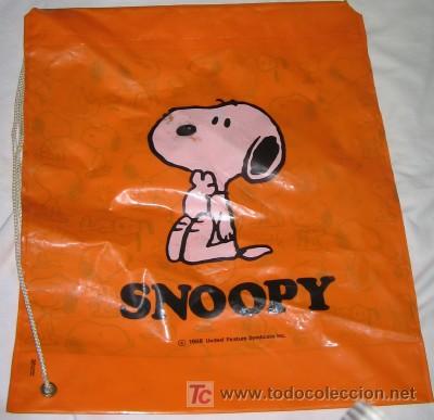 Coleccionismo: BOLSA DE PL&Aacute;STICO DE SNOOPY - Foto 1