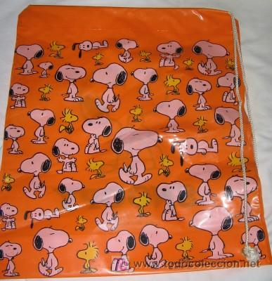 Coleccionismo: BOLSA DE PL&Aacute;STICO DE SNOOPY - Foto 2