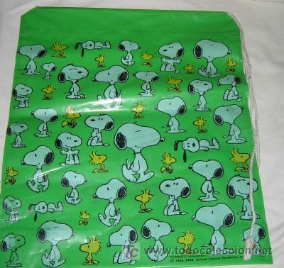 Coleccionismo: BOLSA DE PL&Aacute;STICO DE SNOOPY - Foto 2
