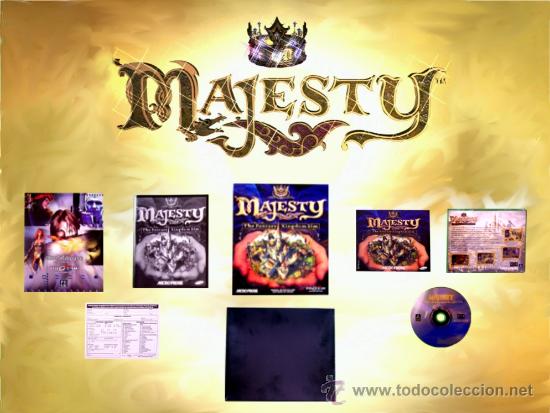 Coleccionismo: MAJESTY - THE FANTASY KINGDOM SIM - PC CAJA DE CART&Oacute;N GRANDE