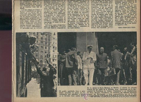 Coleccionismo: RECORTE DE PRENSA. A&Ntilde;O 1953. CELEBRACION DE LOS CAIDOS DE LA DIVISION AZUL EN RUSIA.GUERRA MUNDIAL.