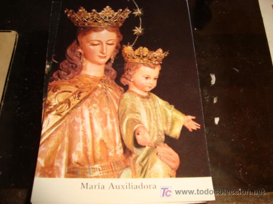 Colecionismo: estampa  maria auxiliadoa