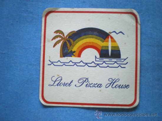 Coleccionismo: POSAVASOS LLORET PIZZA HOUSE - Foto 1