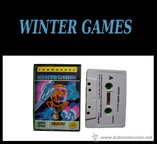 Coleccionismo: WINTER GAMES - CL&Aacute;SICO EN CINTA DE CASSETTE COMMODORE 64 / 128