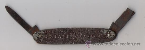 Coleccionismo: CHOCOLATES E. JUNCOSA . NAVAJA DE PROPAGANDA - Foto 1