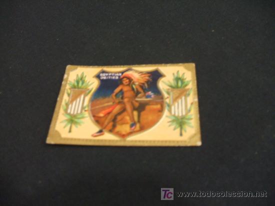 Coleccionismo: ETIQUETA TABACO - EGYPTIAN DEITIES - Foto 1