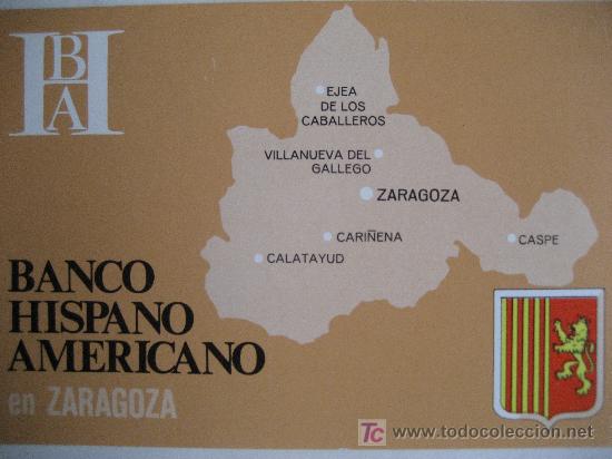 Coleccionismo: Zaragoza. Banco Hispano Americano