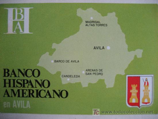 Coleccionismo: Avila. Banco Hispano Americano - Foto 1