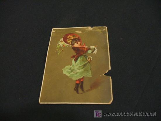 Sammelleidenschaft Papier: MUY ANTIGUO- EL AYUDANTE PROFESOR DEL COLEGIO SANTIAGO APOSTOL FELICITA A VV. LAS PASCUAS DE NAVIDAD