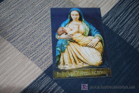 Colecionismo: estampa virgen de la consolacion , cadiz