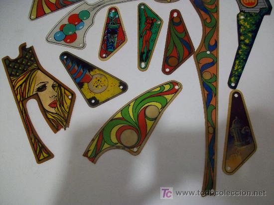 Coleccionismo: PINBALL/ Pl&aacute;sticos del Tablero: Variado; distintos modelos - Foto 3