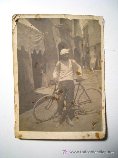 Coleccionismo: FOTOGRAFIA CICLISMO: CICLISTA DE LA EPOCA