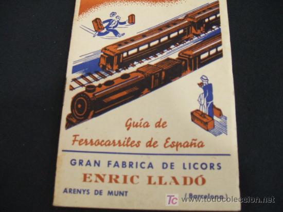 Sammelleidenschaft Papier: GUIA DE FERROCARRILES DE ESPA&Ntilde;A - 1936