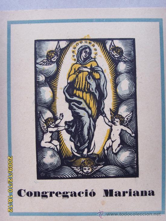 Coleccionismo: CONGREGACIO MARIANA IGUALADA 1930 - Foto 1