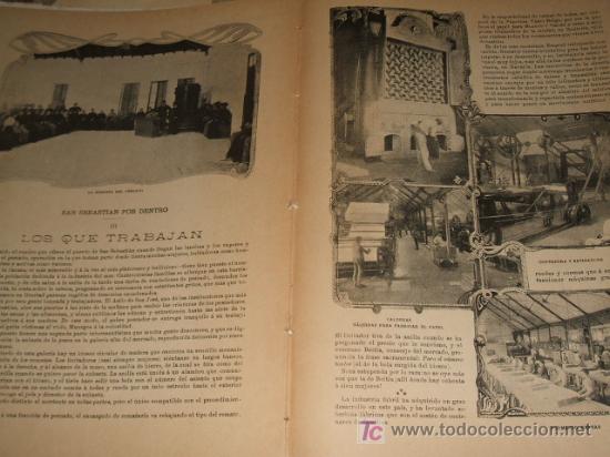 Coleccionismo: SAN SEBASTIAN COMERCIO E INDUSTRIA REPORTAJE 1899 - Foto 1