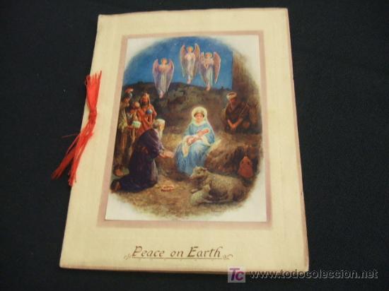 Sammelleidenschaft Papier: FELICITACION NAVIDAD - PEACE ON EARTH - DICIEMBRE 1.927 -