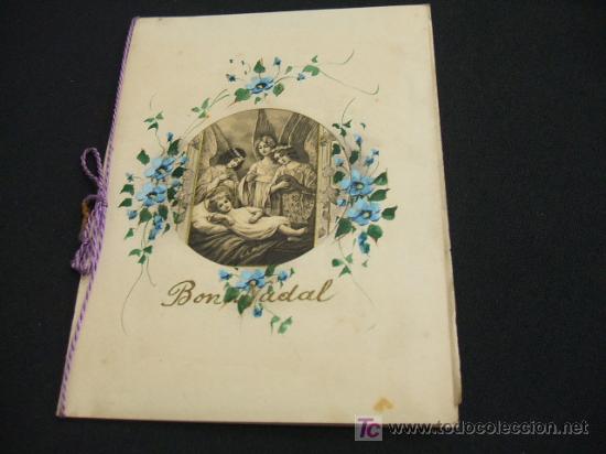 Sammelleidenschaft Papier: FELICITACION NAVIDAD - BON NADAL - A&Ntilde;O 1.930 (ESCRITA EN CATALAN)
