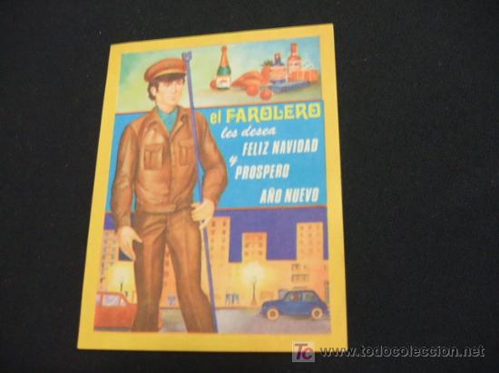 Sammelleidenschaft Papier: FELICITACION NAVIDAD - EL FAROLERO LES DESEA FELIZ NAVIDAD Y PROSPERO A&Ntilde;O NUEVO -