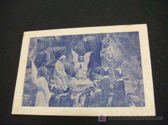Sammelleidenschaft Papier: FELICITACION NAVIDAD - LA CONGREGACION DE MADRES DE DESAMPARADOS Y LOS HUERFANITOS DEL ASILO...