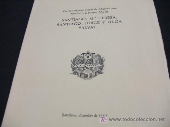 Coleccionismo: FELICITACION NAVIDAD - A&Ntilde;O 1963 - Foto 2