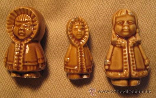 Coleccionismo: FIGURAS DE CERAMICA - ESQUIMALES - A&Ntilde;OS 60-70. MUY BONITAS.  . ENVIO GRATIS&iexcl;&iexcl;&iexcl;