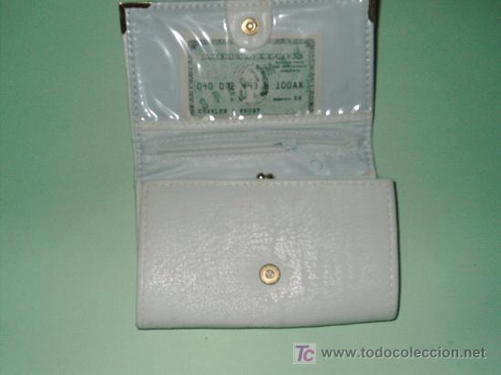 Coleccionismo: MONEDERO ANTIGUO BLANCO - Foto 2