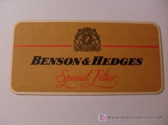 Coleccionismo: Posavasos Benson & Hedges - Foto 2