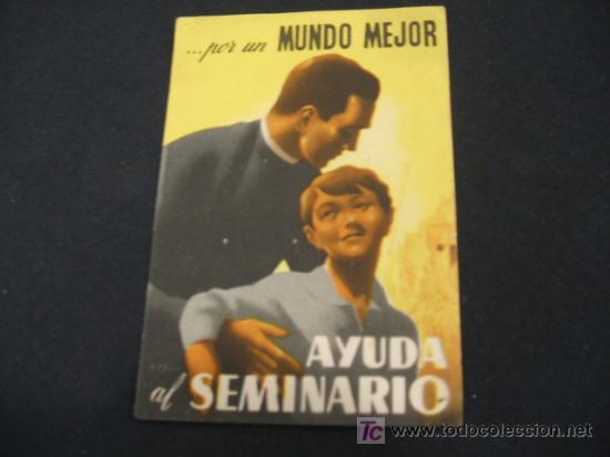 Collecting paper: ...POR UN MUNDO MEJOR - AYUDA AL SEMINARIO .