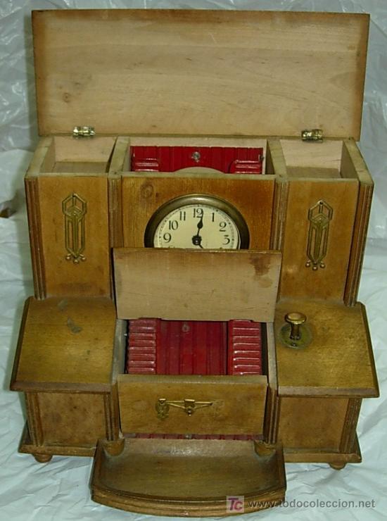 Coleccionismo: Cigarrera con reloj y musica - Foto 8