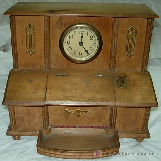 Coleccionismo: Cigarrera con reloj y musica - Foto 1
