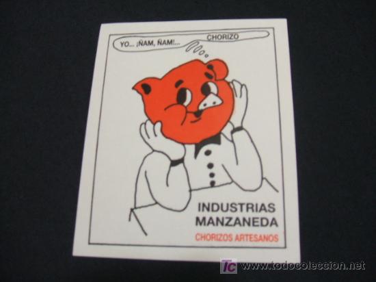 Collectionnisme: ADHESIVO - INDUSTRIAS MANZANEDA - CHORIZOS ARTESANOS -