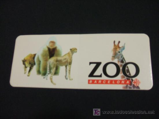 Coleccionismo: ADHESIVO - ZOO BARCELONA -
