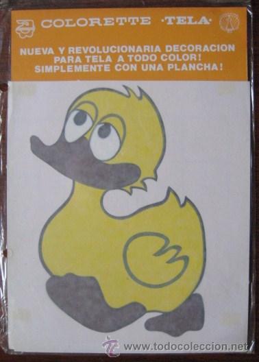 Coleccionismo: PEGATINAS PARA TELA.SE PONIAN CON PLANCHA - COLORETTE- A&Ntilde;OS 70. .ENVIO GRATIS&iexcl;&iexcl;&iexcl;
