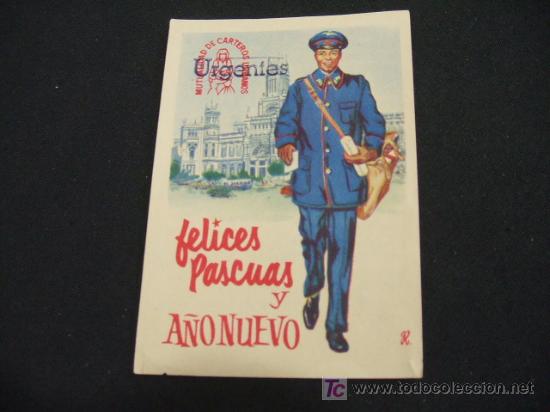 Collectionnisme: MUTUALIDAD DE CARTEROS URBANOS - FELICES PASCUAS Y A&Ntilde;O NUEVO -