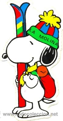 Coleccionismo: 24-tur24. Adhesivo Snoopy. La Molina