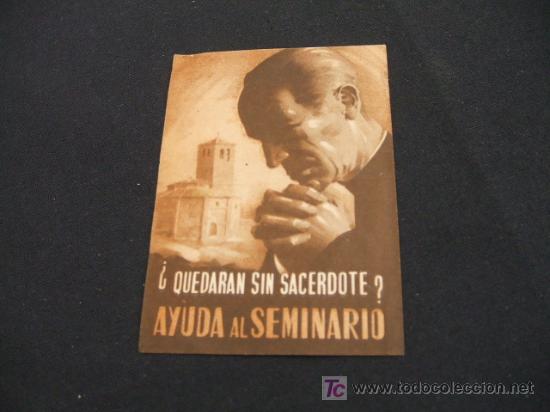 Collectionnisme: AYUDA AL SEMINARIO - &iquest;QUEDARAN SIN SACERDOTE? -