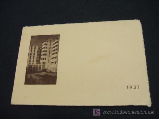 Sammelleidenschaft Papier: FELICITACION NAVIDAD - A&Ntilde;O 1.937 - HOTEL SPLENDID PARC -