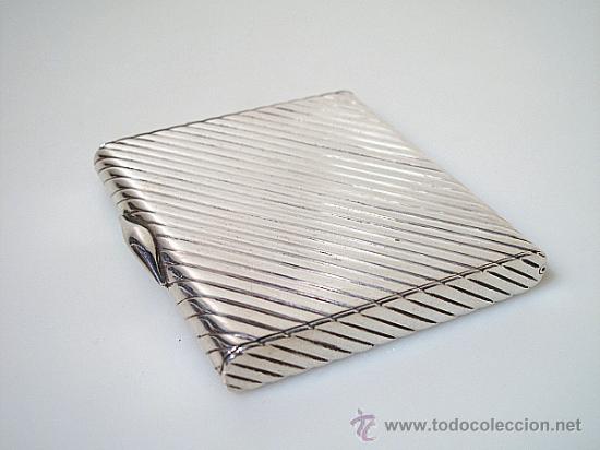 Coleccionismo: ESTUPENDA PITILLERA EN PLATA - Foto 4