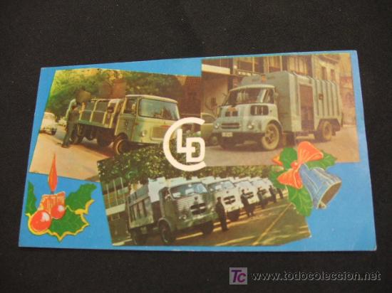 Collectionnisme: FELICITACION NAVIDAD - EL BASURERO - CON VERSO EN EL DORSO -