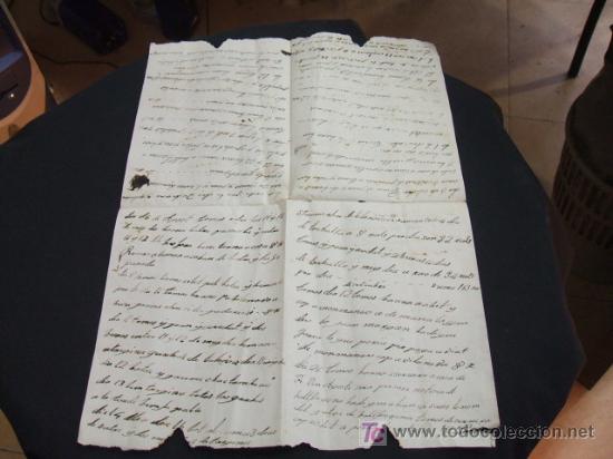 Sammelleidenschaft Papier: HOJA CON ESCRITOS - A&Ntilde;O 1.810 -