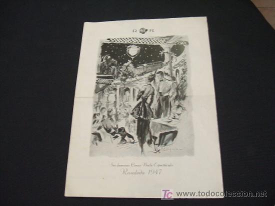 Collectionnisme: PROGRAMA ROSALEDA 1.947 - SU MAGNIFICO RESTAURANTE DE VERANO Y SUS FAMOSAS CENAS BAILE ESPECTACULO