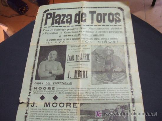 Sammelleidenschaft Papier: PLAZA DE TOROS GRAN ACONTECIMIENTO ARTISTICO Y DEPORTIVO A PRECIOS POPULARES -