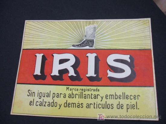 Collecting paper: IRIS - SIN IGUAL PARA ABRILLANTAR Y EMBELLECER EL CALZADO Y DEMAS ARTICULOS DE PIEL -