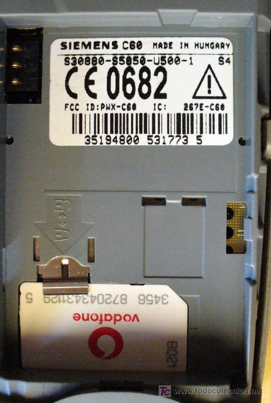 Coleccionismo: TELEFONO MOVIL SIEMENS C 60 - Foto 3