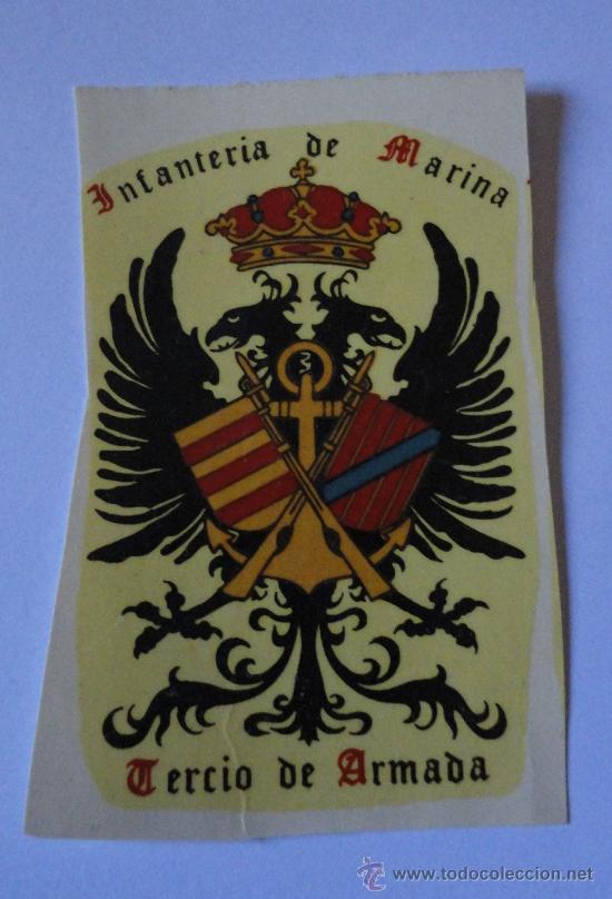 Coleccionismo: Calcomania Infanteria de Marina, Tercio de armada