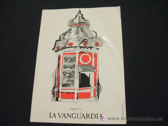 Collectionnisme: FELICITACION NAVIDAD - LA VANGUARDIA - 1977