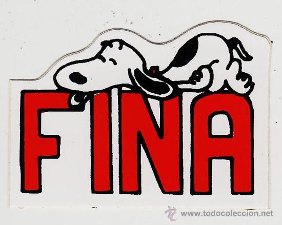 Coleccionismo: adhesivo / pegatina - snoopy - fina - de gran impacto en los a&ntilde;os ochenta - nombre