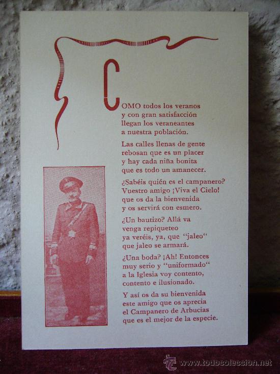 Colecionismo: Felicitaci&oacute;n del Campaner